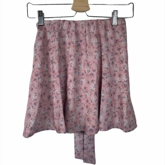 SUITE BENEDICT Belted Floral Rose Fully Lined Skirt Sz XS - Picture 2 of 3